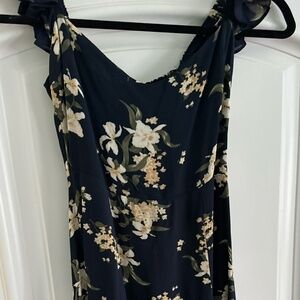 Reformation Blue Floral Dress